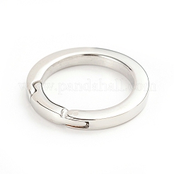 Tarnish Resistant 304 Stainless Steel Spring Gate Rings&nbsp;LS-STAS-I133-14A