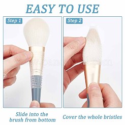PE Makeup Brush Protector Reusable Expandable Mesh Cover&nbsp;MRMJ-WH0012-51