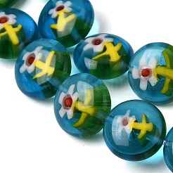 Handmade Lampwork Bead Strands&nbsp;LAMP-H073-02B
