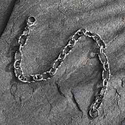 Tarnish Resistant 304 Stainless Steel Figaro Chain Bracelets&nbsp;BJEW-P237-24P