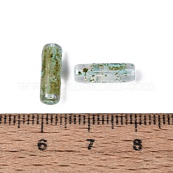 Picasso Transparent Glass Bugle Beads&nbsp;SEED-N010-02A-01