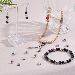 78Pcs 13 Colors Alloy Enamel Beads&nbsp;FIND-PH0026-52