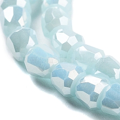 Electroplate Glass Beads Strands&nbsp;EGLA-D030-P4mm-B07