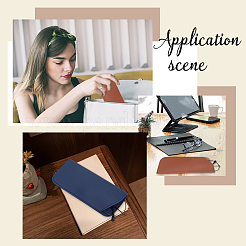 4Pcs 4 Colors Imitation Leather Open Eyeglass Cases&nbsp;AJEW-CN0005-19A