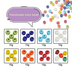 8 Colors Glass Seed Beads&nbsp;SEED-YW0001-57