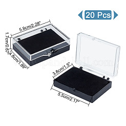 Rectangle Plastic Badge Storage Box&nbsp;LS-CON-WH0001-23