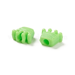 不透明なアクリルビーズ  混合図形  ハート/スター/王冠/ロンデル  ミックスカラー  8~13.5x9~13.5x5~7.5mm  穴：1.8~3.8mm  約1400個/500g&nbsp;SACR-Q195-04