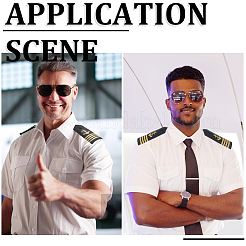 1 Pair Polyester Epaulettes&nbsp;AJEW-CN0007-71