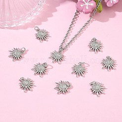 SHEGRACE Brass Micro Pave Cubic Zirconia Pendants&nbsp;XGRQ3D154-467P