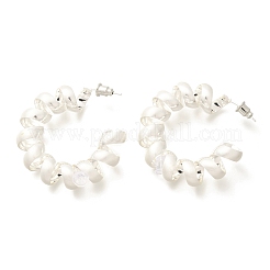 Brass Spiral Laid Stud Earrings for Women&nbsp;EJEW-A121-21S