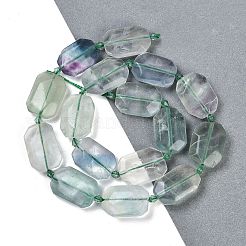 Natural Colorful Fluorite Beads Strands&nbsp;G-B125-P13-01