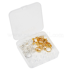 Brass Clip-on Earrings Findings&nbsp;KK-TA0007-66