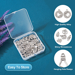 50Pcs 25 Styles Alloy Rhinestone Charms&nbsp;FIND-TA0002-94