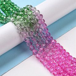 Transparent Glass Beads Strands&nbsp;GLAA-L045-02A-04
