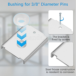 2 Sets Carbon Steel Door Repair Bracket Set&nbsp;FIND-DL0001-28