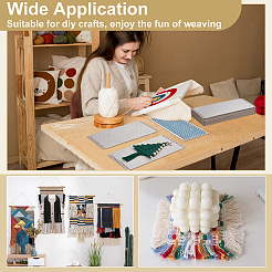 24Pcs Cardboard Weaving Looms&nbsp;DIY-FG0001-41A