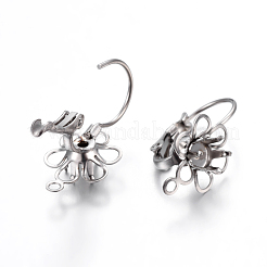 Tarnish Resistant 304 Stainless Steel Leverback Earring Findings&nbsp;X-STAS-P223-24P