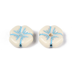 Painted Opaque Acrylic Beads&nbsp;OACR-T029-02P