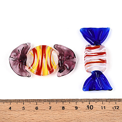 24Pcs Handmade Lampwork Candy Display Decorations&nbsp;LAMP-N034-01