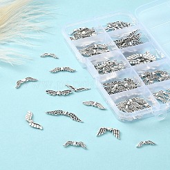 100Pcs 10 Style Tibetan Style Alloy Beads&nbsp;TIBEB-YW0001-16