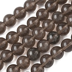 Natural Ice Obsidian Beads Strands&nbsp;G-P590-A01-8mm-01