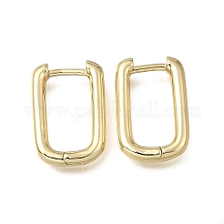 Brass Huggie Hoop Earrings&nbsp;EJEW-G473-01G