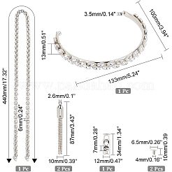 DIY Iron Tote Drawstring & Bag Handle Kits&nbsp;FIND-WH0036-55P