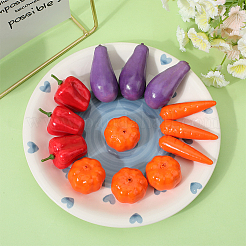 40個 4スタイル フォーム人工野菜  小道具の装飾のふりをする  ミックスカラー  25~57.5x15~35mm  10個/スタイル&nbsp;AJEW-GF0009-58