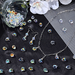 72Pcs Electroplated Glass Beads&nbsp;EGLA-BM0001-43