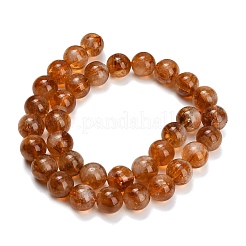 Hearted Natural Citrine Beads Strands&nbsp;GG-T002-A02-12mm