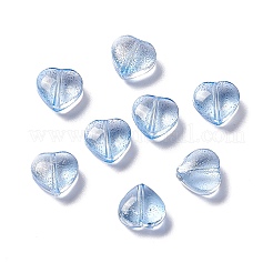 Electroplate Transparent Glass Bead&nbsp;EGLA-H102-08J