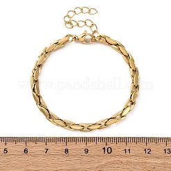 304 Stainless Steel Link Chain Bracelets for Women&nbsp;BJEW-C076-04G