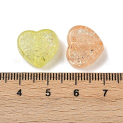 Transparent Crackle Acrylic Beads&nbsp;OACR-B031-07