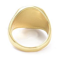 Pinwheel Pattern Alloy Enamel Finger Rings&nbsp;RJEW-Z008-15LG-C