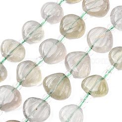 Natural Green Quartz Carved Beads Strands&nbsp;G-H339-A05-01
