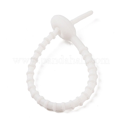 Oval Shape Silicone Cable Zip Ties&nbsp;X-AJEW-C034-03