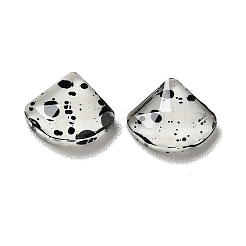 Spot Pattern Resin Cabochons&nbsp;LS-MRMJ-G015-07
