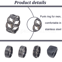 10Pcs 10 Styles Brass Rectangle Signet Rings&nbsp;RJEW-AN0001-16