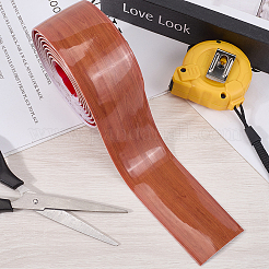 自己接着 PVC フロアドア フラット トランジション ストリップ  床隙間カバー結合ストリップ  サドルブラウン  50x3mm&nbsp;DIY-WH20031-052F