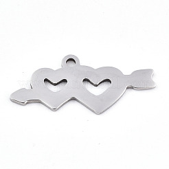 Non-Tarnish Valentine's Day 201 Stainless Steel Charms&nbsp;STAS-S081-091