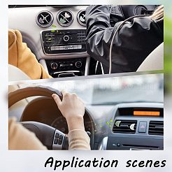 4Pcs Moon Gemstone Car Air Vent Clips&nbsp;AJEW-PH00496-02