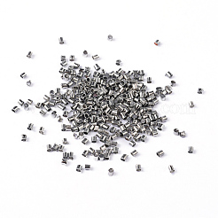 1700pcs 1.5mm Brass Tube Crimp End Beads&nbsp;X-E001-NF