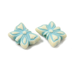 Painted Opaque Acrylic Beads&nbsp;AC-CBAA127-02E