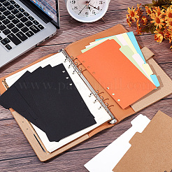 4 Bag 4 Style Paper Binder Dividers&nbsp;AJEW-CP0008-49A
