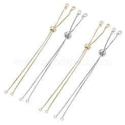 Rack Plating Eco-Friendly Brass Chain Bracelet Making&nbsp;KK-CJ0001-27