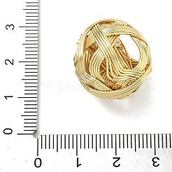 Round Brass Beads&nbsp;KK-I476-18G