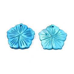 Natural Freshwater Shell Pendants&nbsp;SHEL-N026-175B-01