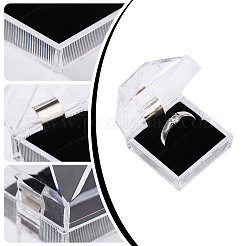 Transparent Acrylic Ring Storage Boxes&nbsp;FIND-WH0420-122B