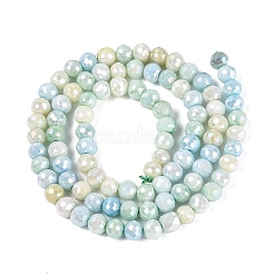 Anti-Tarnish Electroplate Glass Beads Strands&nbsp;EGLA-N027-02A-01