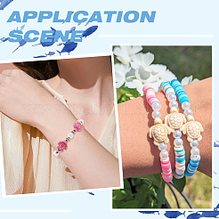 100Pcs 5 Styles Dyed Synthetic Turquoise Beads&nbsp;G-SC0003-49
